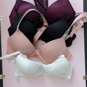 Bundle of 4 Victoria's Secret bras 30B